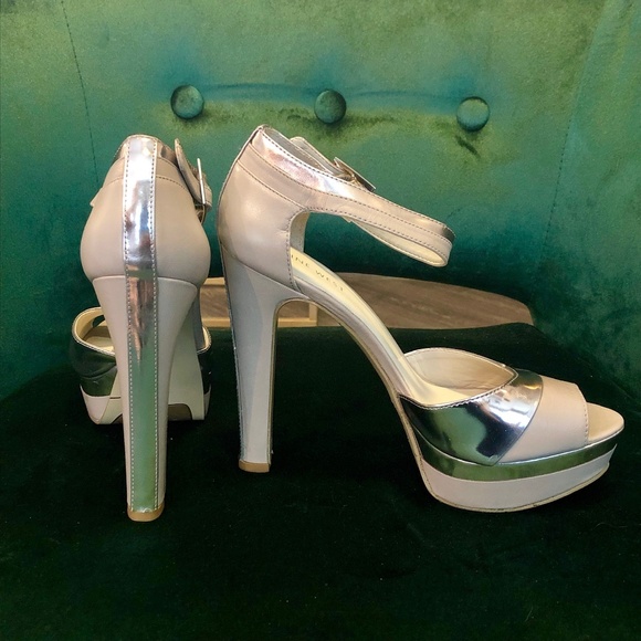 Nine West Cmon open toe platform heels - Picture 1 of 5